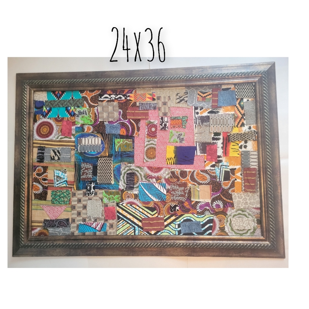 30x40 framed art handmade one of kind